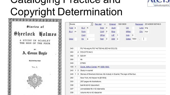 Authority Records and Copyright Determination