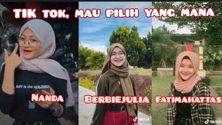 TIK TOK slowmo cantik NANDA 🆚 BERBIE JULIA 🆚 FATIMAHATTAS TIK TOK terbaru.