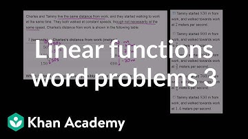 Comparing linear functions word problems 3 | Algebra I | Khan Academy