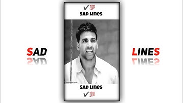 Sad lines 💯✔️ || Akshay Kumar || whatsapp status video 🎥 Mr raj 1.4 m #trending #viral #status