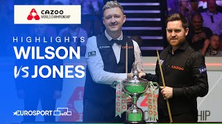 Kyren Wilson Beats Jak Jones To Win The 2024 World Snooker Championship At The Crucible 