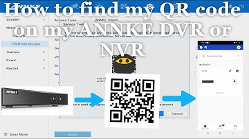 The NVR or DVR QR code for my security camera system is not showing    how to fix that.
