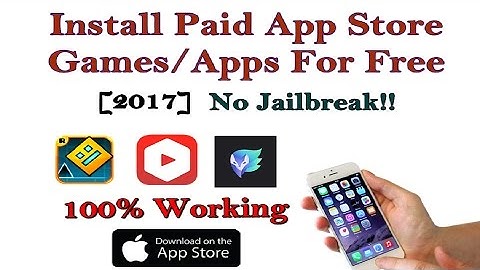 [New 2017] How To Install Paid App Store Games/Apps Free, No Jailbreak Any iOS iPhone No Crash
