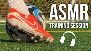 ASMR Training Session For Soccer / Football In Nike Tiempo Legend 10