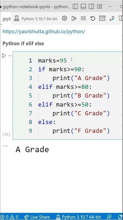 Python if elif else example: Python Tutorial for Beginners #yasirbhutta ...