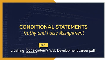 Crushing Codecademy PRO WEB DEVELOPMENT career path Challenge - Truthy and Falsy Assignment