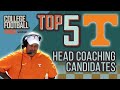 Top 5 Tennessee Head Coaching Candidates