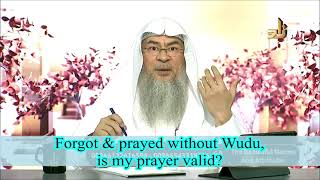 Forgot & prayed without Wudu, is my prayer valid screenshot 5