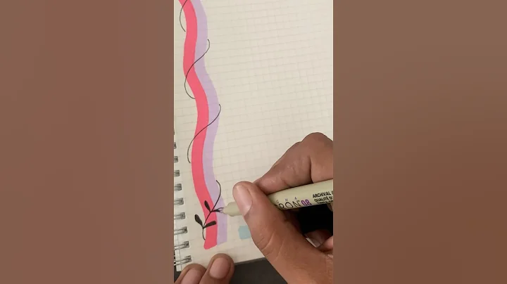 Easy front page design for school projects and idea note journals | Aesthetic Girl #shorts #howto