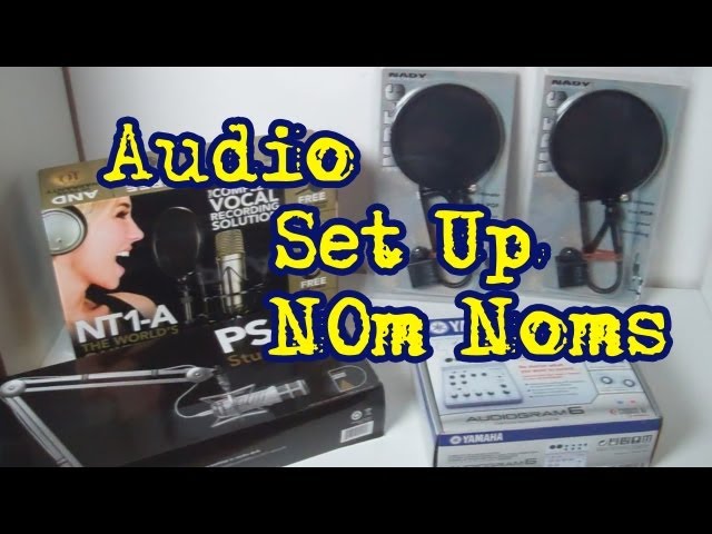 Studio Setup: Rode NT1A, Audiogram 6, PSA 1 Swivel Mount - YouTube