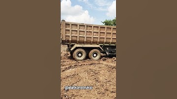 DUMTRUK HINO 500 MELAKUKAN PENURUNAN LUMPUR NORMALISASI KALI MATI BEKASI PART 83 #shorts