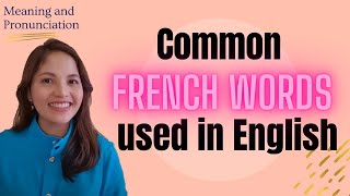 Advance English Vocabulary | Common French Words Used In English screenshot 2