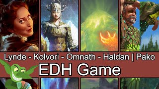 Lynde Vs Kolvori Vs Omnath 4C Vs Haldan Pako Edh Cmdr Game Play For Magic The Gathering