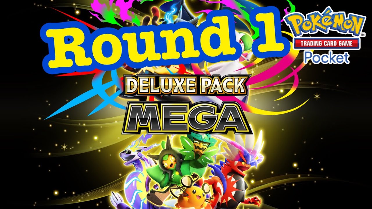 ぽけっと 😍 Pokémon TCG Pocket: 😍 Deluxe Pack: Mega - Round 1 🎉🎊 - YouTube