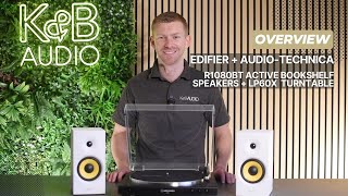 Audio Technica LP60X + Edifier R1080BT Turntable & Speakers - Overview