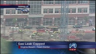 Natural gas leak causes temporary shut down of Town Center