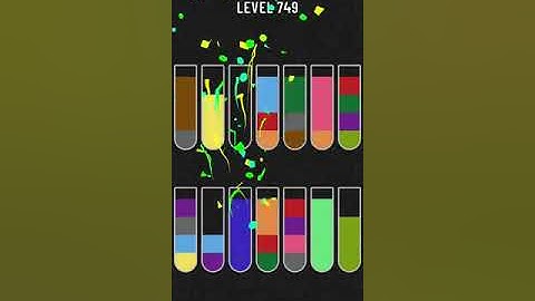 Water Sort Puzzle   level 749 !!! Mobile Cell Phone Game Walkthrough Android / Apple