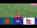 🔴LIVE: Bangladesh vs Nepal | Bangladesh football match live I PES 21 Simulation