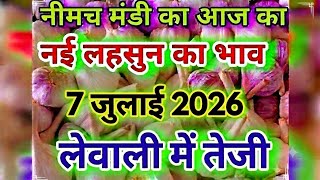  7 जुलाई नीमच मंडी आज का लहसुन भाव, नीमच मंडी लहसुन भाव, neemuch mandi bhav