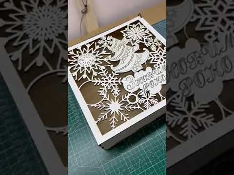 Подарунковий бокс з дерева, видео 1