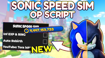 *NEW* Sonic Speed Simulator OP Script (PASTEBIN) 2025