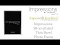 Impressions By Juliana Silverplated Thin Bezel Photo Frame Aspen Of Hereford Impressions By Juliana Silverplated Thin Bezel Photo Frame Aspen Of Hereford