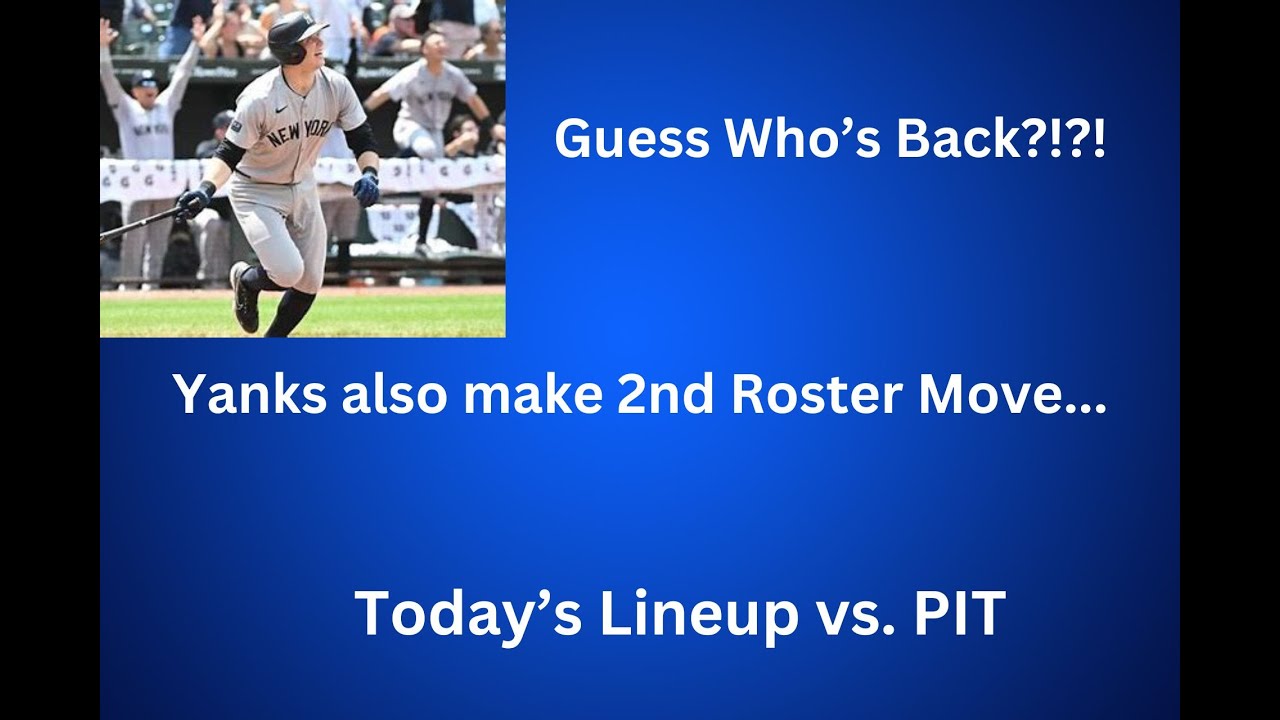 BREAKING: Ben Rice has a Locker in the BX - Mark Leiter Jr. is Back ...