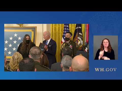 President Biden Delivers Remarks at a Medal of Honor Ceremony