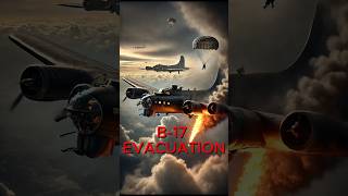 Rare Footage Of B-17 Bomber Emergency Evacuation December 1944 Engine Fire