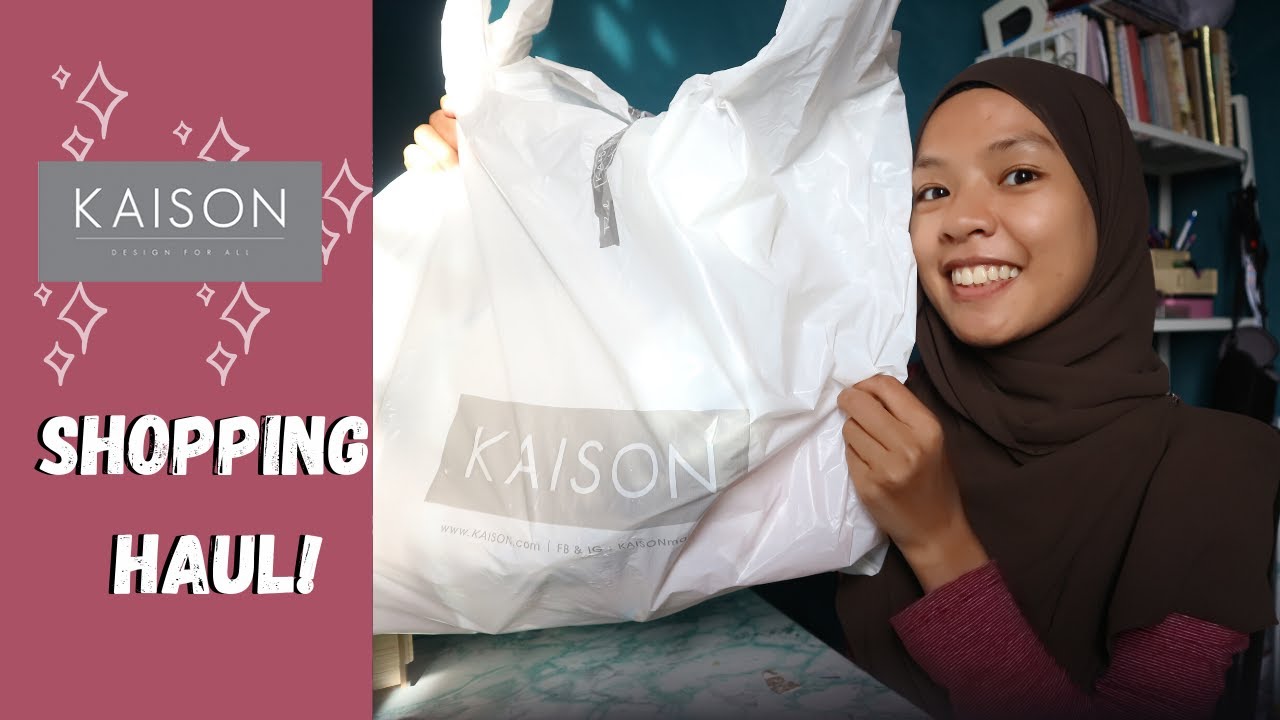 Kaison Shopping Haul | Barang Bawah RM10 - YouTube