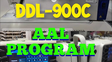 JUKI DDL-900C COMPLETE DEMO"  Complete tutorial " all program