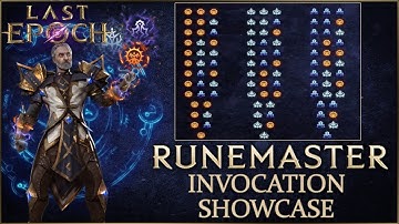Last Epoch (0.9.2Q) - All Runemaster Invocations - Showcase