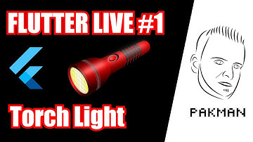 Making Flutter App LIVE #1 - Intro and Torchlight App!