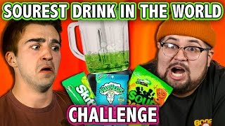 SOUREST DRINK IN THE WORLD CHALLENGE! (ft. React Cast)Challenge Chalice