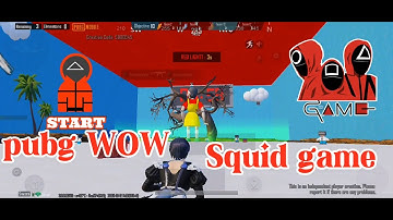 PUBG MOBILE gameplay new wow mode😍 | SQUID GAME 😲| Green light and Red light | WOW Mode