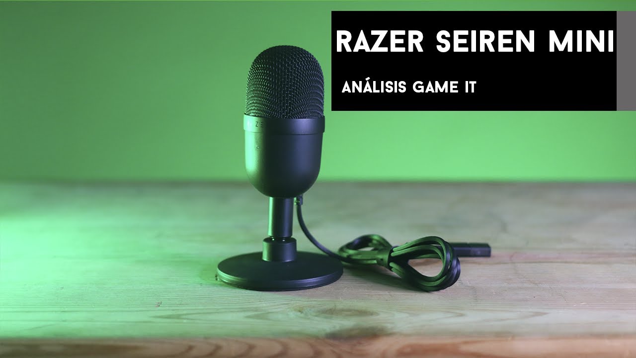 MICROFONO RAZER SEIREN MINI USB STREAMING SUPERCARDIOIDE CUARZO