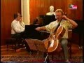 Tv luc dewez violoncelle invit par alexandre debrus dans la cl de fa  2001
