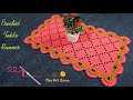 Rectangular table runner crochet pattern to give your table a new  fresh look