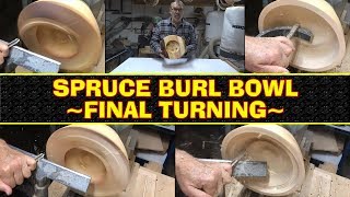 Spruce Burl Bowl - The FINAL Turning
Enough people were interested in seeing the Spruce Burl Bowl turned with a deeper, wider bowl that I decided to turn it one more time. I hope someone will find it interesting.
Want to support my channel? https://www.buymeacoff.ee/GordRock
Link to the first turning of this burl:
https://www.youtube.com/watch?v=Yu2RDYb8q-Y&t=455s
Link to the second turning of this burl:
https://www.youtube.com/watch?v=hr6JGG4GqYY&t=28s Spruce Burl Bowl - The FINAL Turning