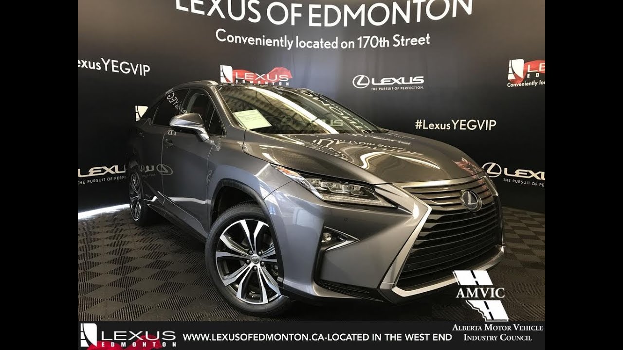 Lexus Certified Pre Owned Gray 2017 RX 450h Executive Package Review Edmonton Alberta