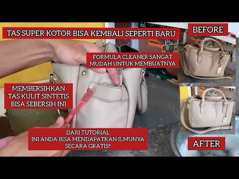 Video: Bagaimana untuk membersihkan beg kulit putih di rumah?