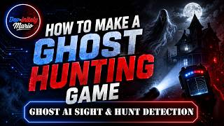 #43 Ghost AI Sight & Hunt Detection - How to Make a Ghost Hunting Game in Unreal