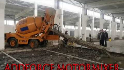 ADDFORCE 3.5 Cubic meters mixer from working construction sites