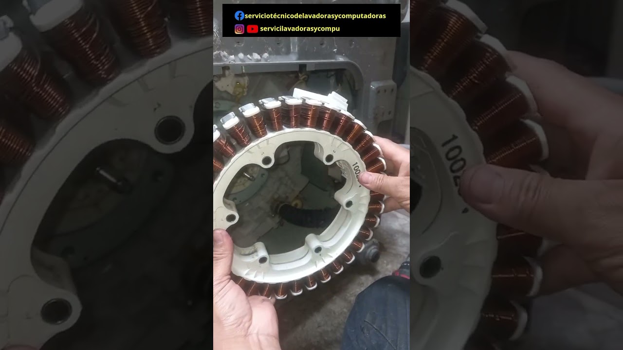 LE en lavadora Lg inverter no gira y tiene mucha dificultad de trabajo no lava no centrífuga