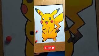 Only 1% can solve...Pikachu puzzle 😍🥰#shorts #pikachu #pokemon #artandcraft