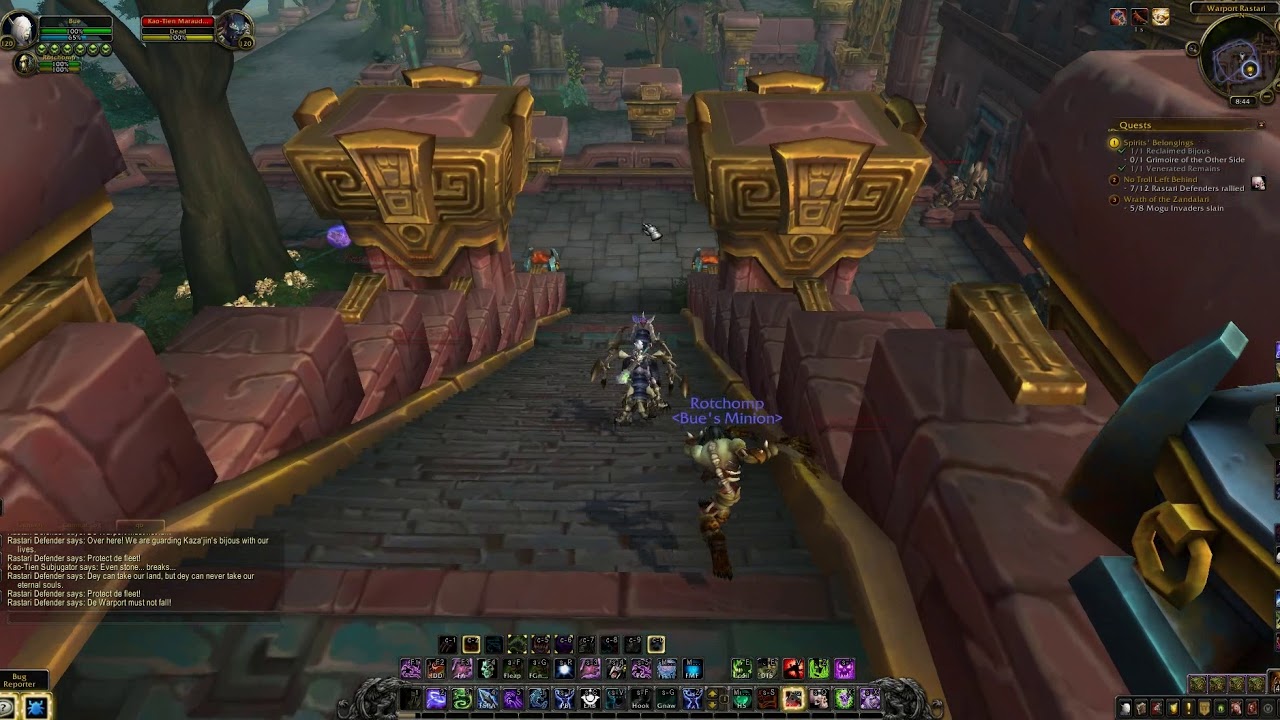 WoW quests - No Troll Left Behind, Wrath of the Zandalari & Spirits' Belongings