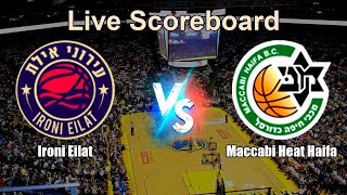 Ironi Eilat vs Maccabi Heat Haifa Live Score - Israel Basketball League