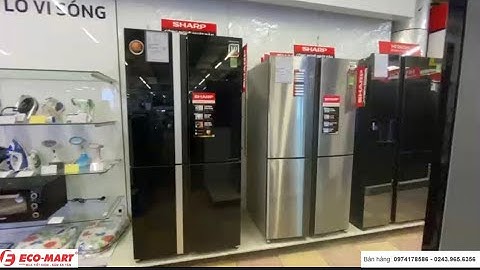 Tủ lạnh Sharp 4 cánh mặt gương đen  678L SJ-FX688VG-BK