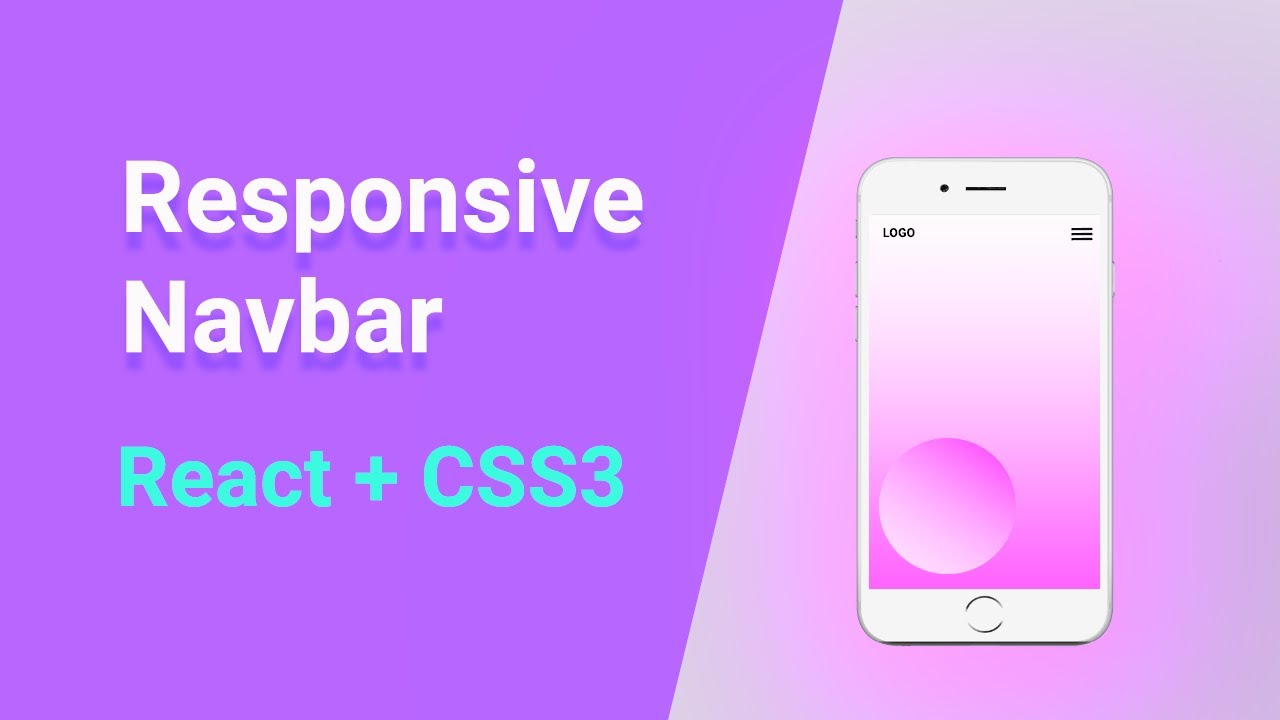 How to Create a Responsive Navigation Bar with React and CSS - YouTube
