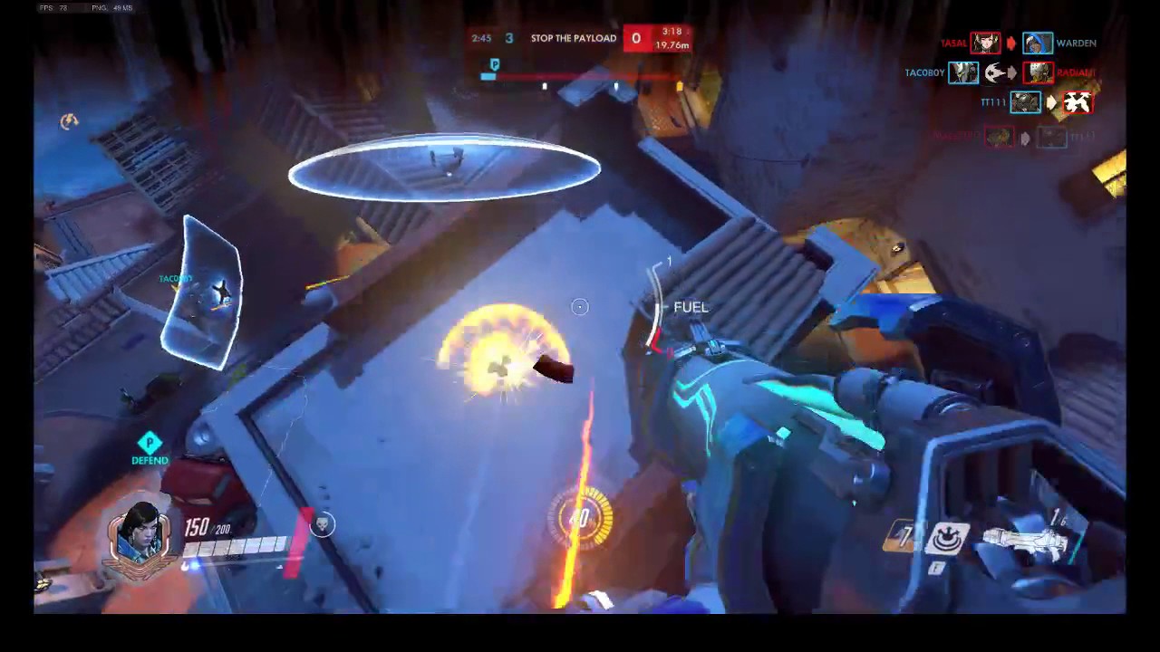 Overwatch Season 4 comp. placement match (2/10) - YouTube
